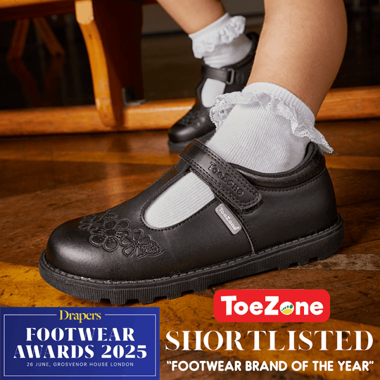 ToeZone Shortlisted for 'Footwear Brand of the Year' at Drapers Footwear Awards 2025! - ToeZone Footwear