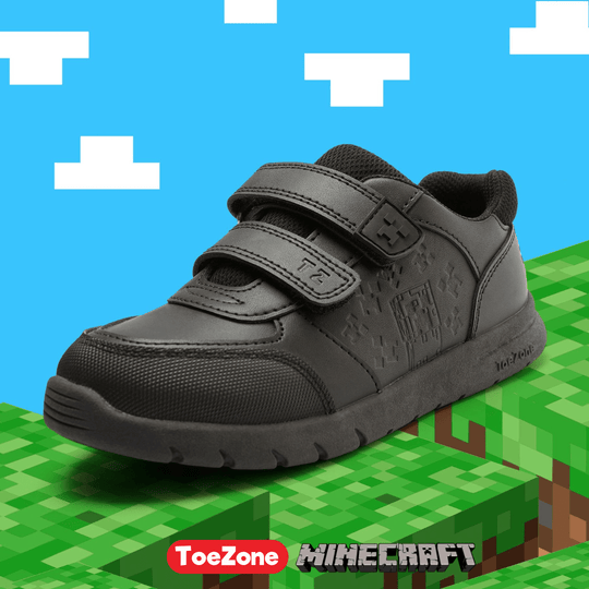 ToeZone’s Exclusive Minecraft School Shoes - ToeZone Footwear