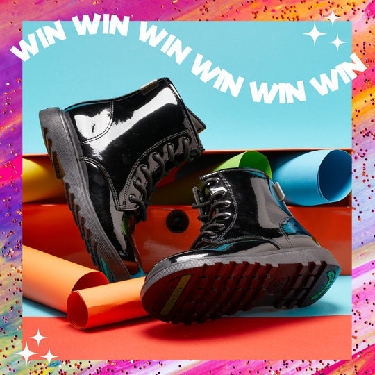 Image of ToeZone Black Patent School Shoes that Could be Won 