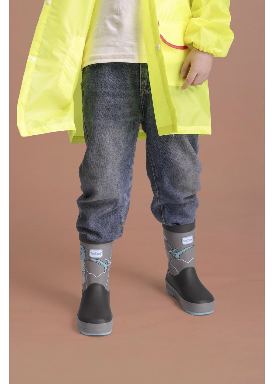PRE - ORDER – Danny Dinosaur Boys’ Waterproof Wellies Wellies All Boys ToeZone Footwear