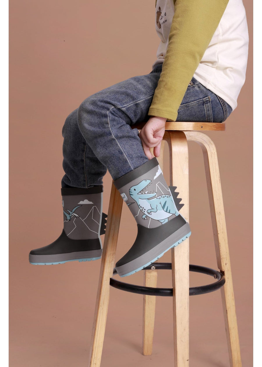 PRE - ORDER – Danny Dinosaur Boys’ Waterproof Wellies Wellies All Boys ToeZone Footwear