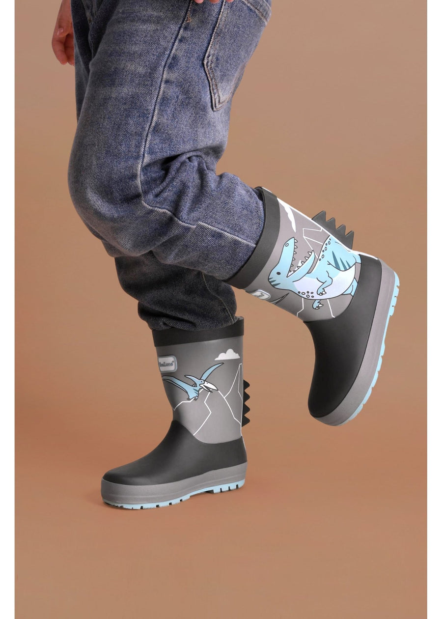 PRE - ORDER – Danny Dinosaur Boys’ Waterproof Wellies Wellies All Boys ToeZone Footwear