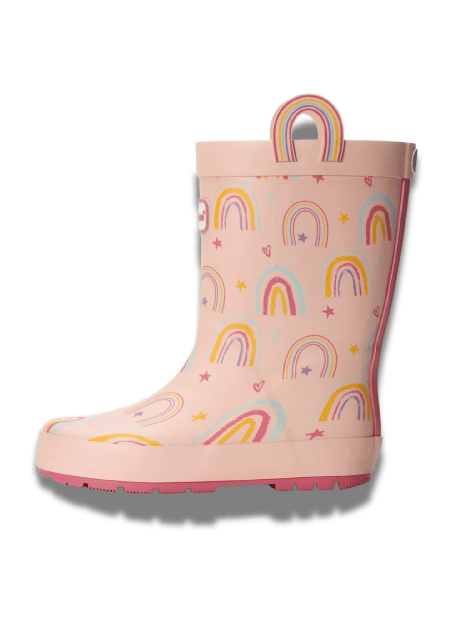 Etta Pink Rainbow Waterproof Girls' Wellies