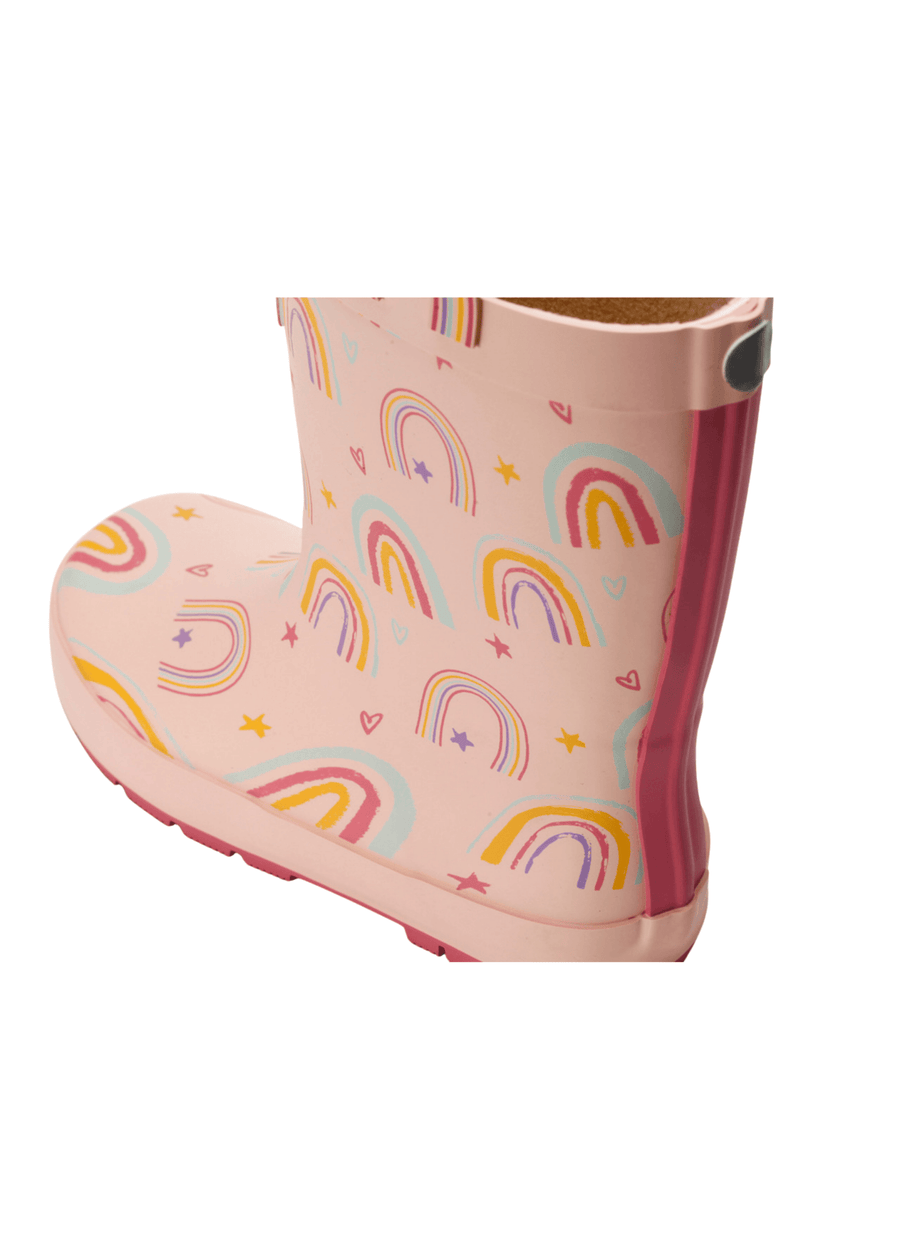 PRE - ORDER – Etta Pink Rainbow Waterproof Girls’ Wellies All Girls ToeZone Footwear
