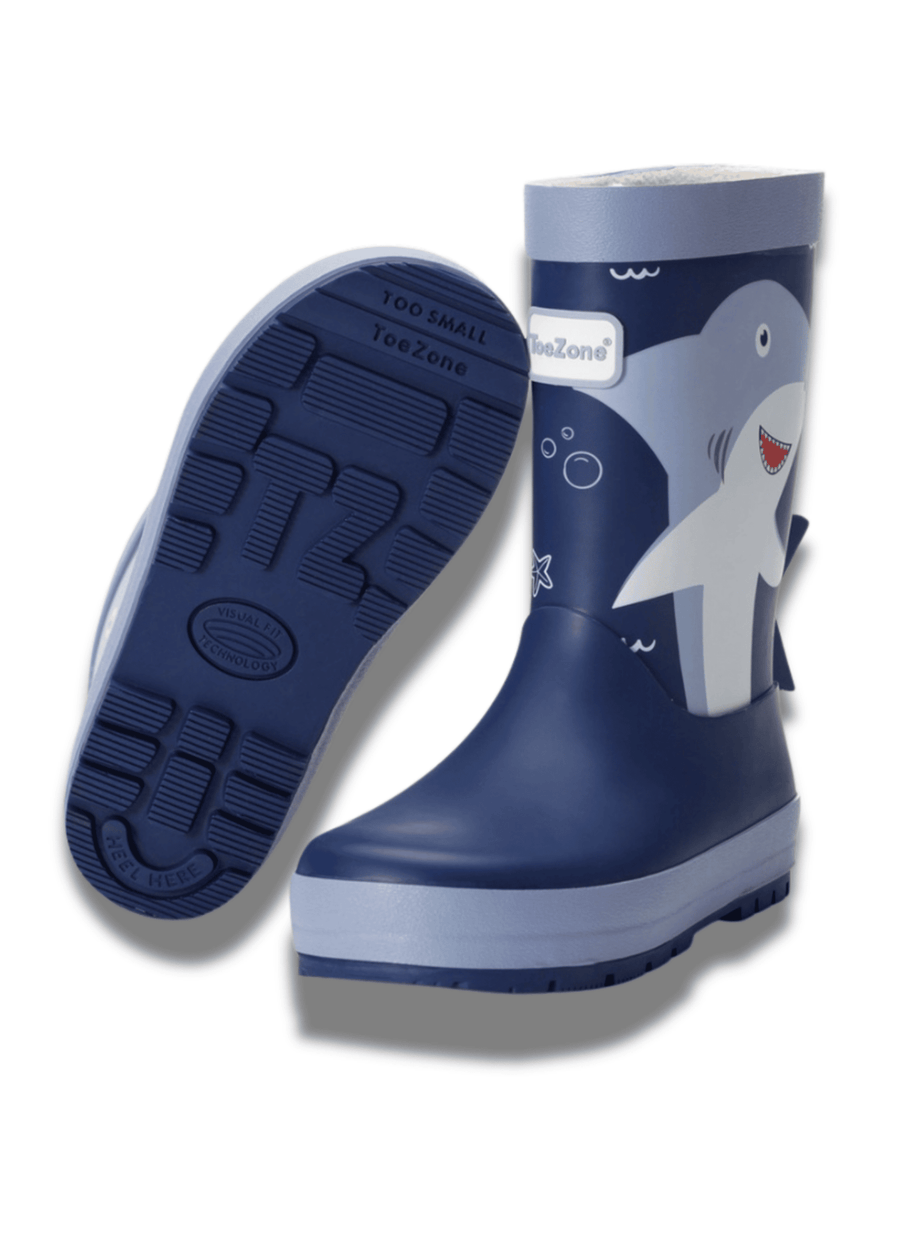 PRE - ORDER – Sammy Shark Boys’ Waterproof Wellies Wellies All Boys ToeZone Footwear