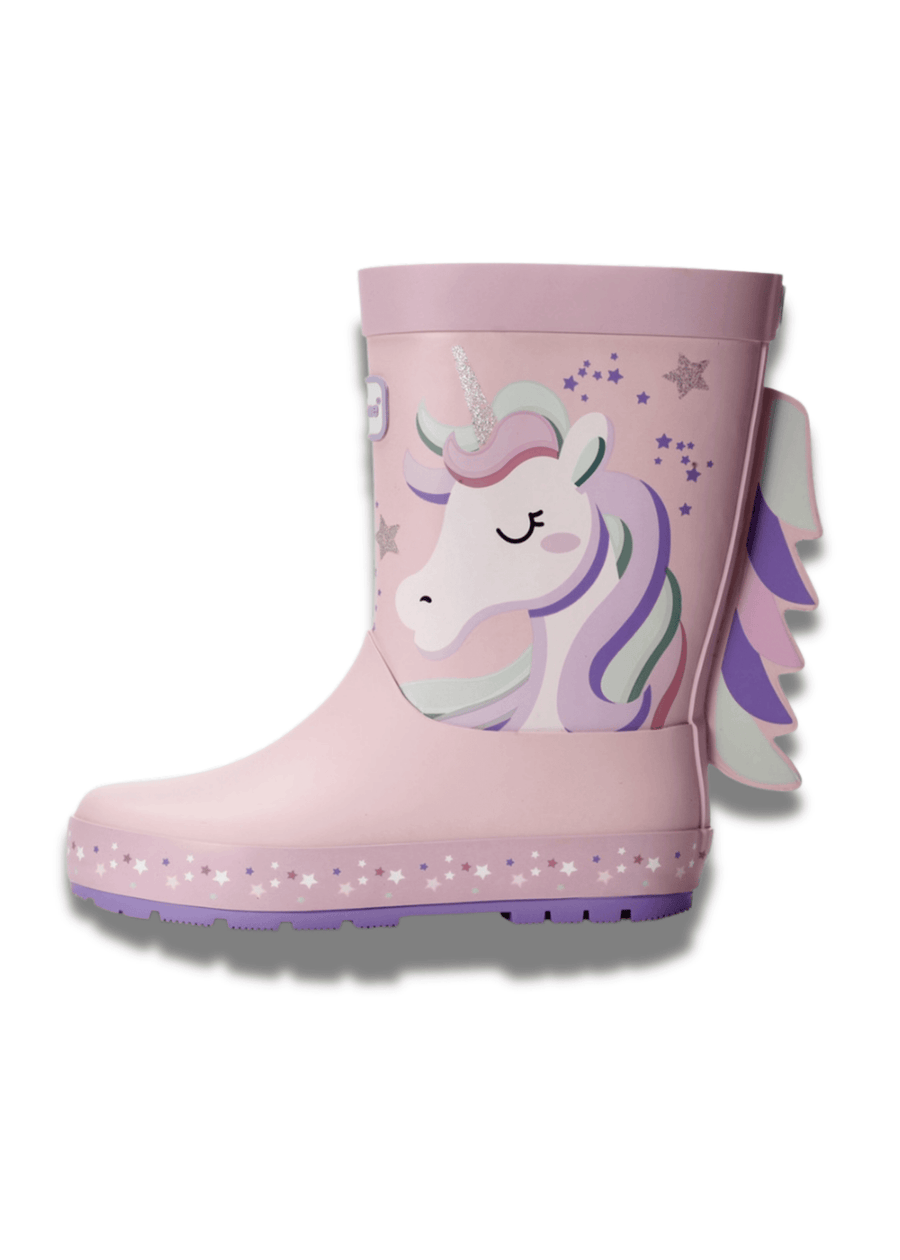 PRE - ORDER – Star Unicorn Girls’ Waterproof Wellies Wellies All Girls ToeZone Footwear