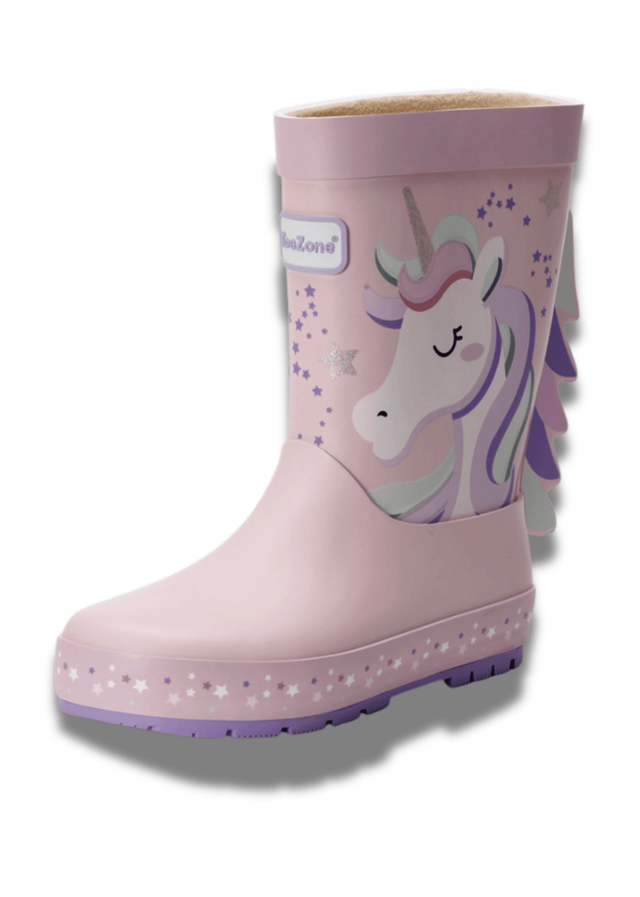 PRE - ORDER – Star Unicorn Girls’ Waterproof Wellies Wellies All Girls ToeZone Footwear