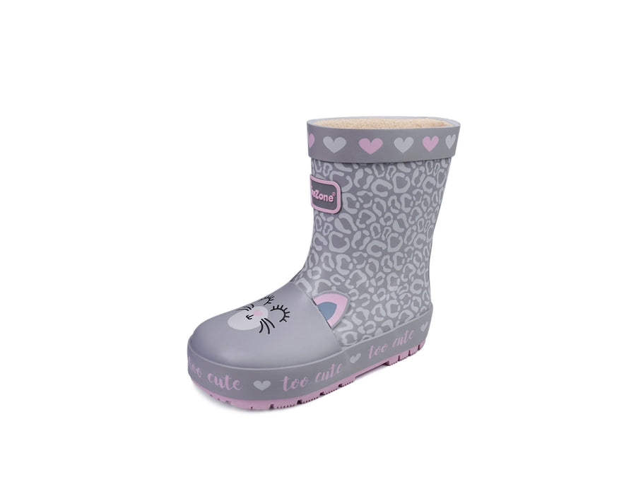 BAILEY Cat Novelty Wellies All Girls ToeZone Footwear