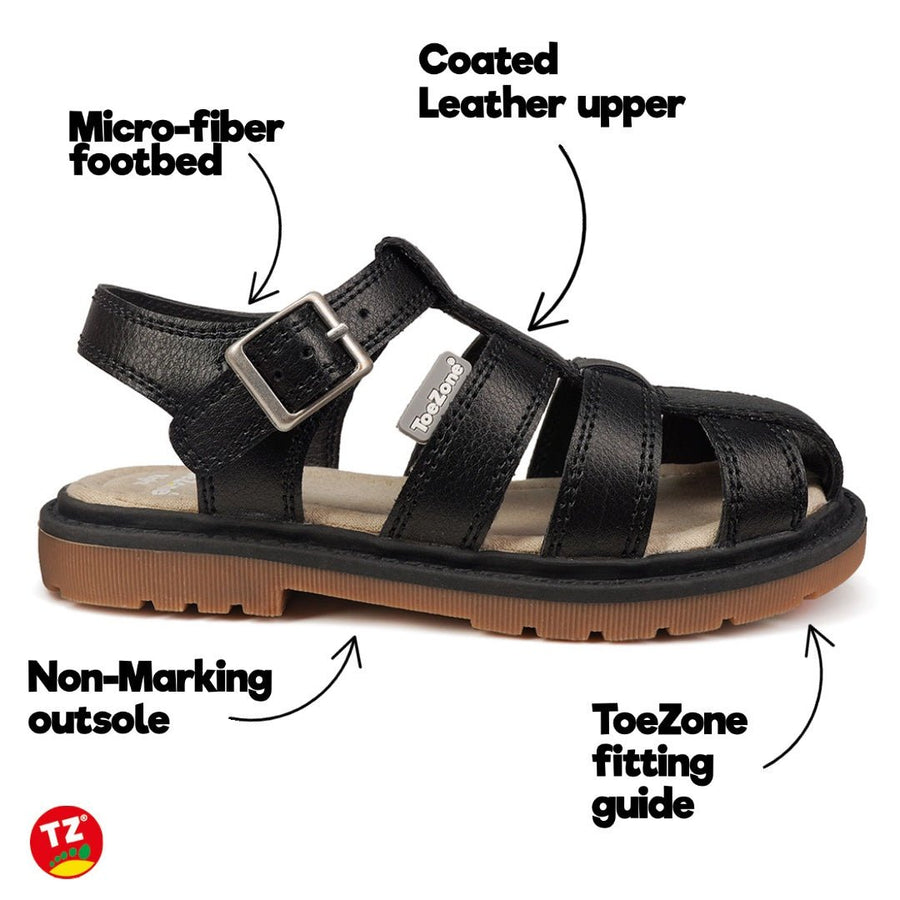 COMET Boys Sandals ToeZone Footwear