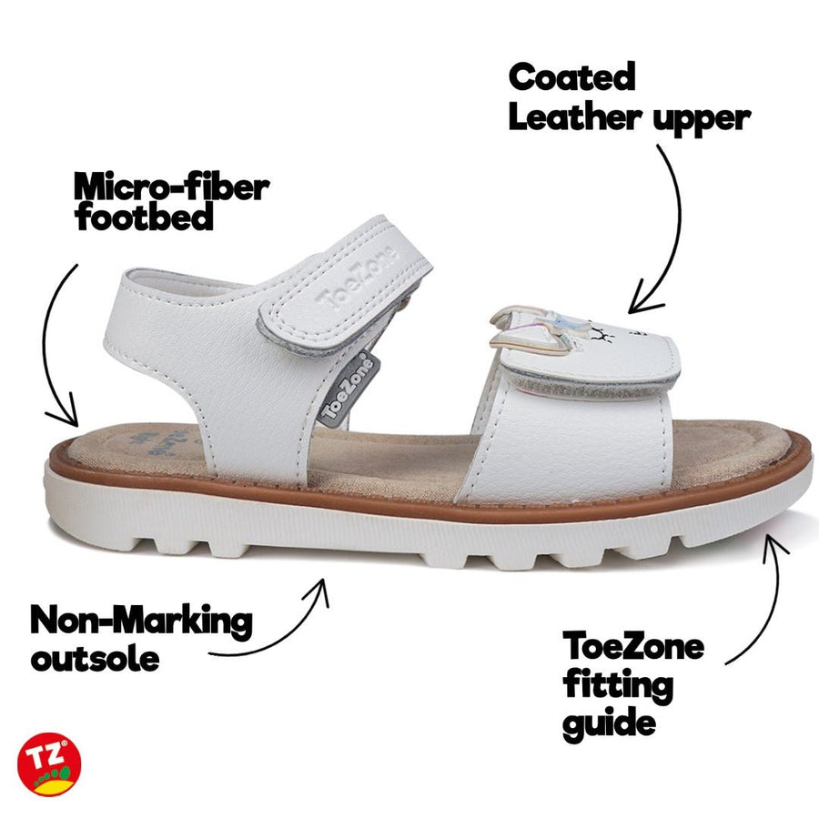 DARCY Girls Sandals ToeZone Footwear