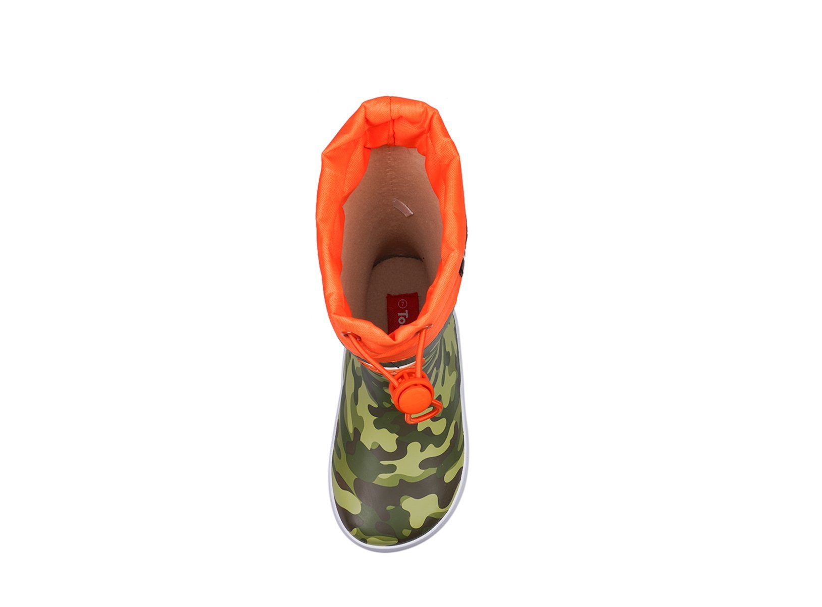ENZO Camo Thinsulate Wellies Boy's Rain Boots ToeZone Footwear