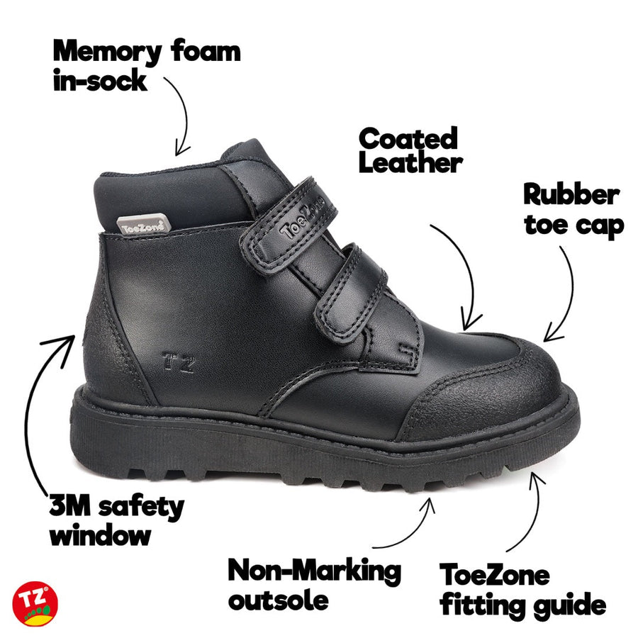 FELIX 2 Boys School Shoes All Boys ToeZone Footwear