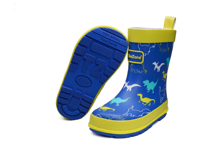 Kace Dinosaur Wellies ToeZone Footwear - Main Image