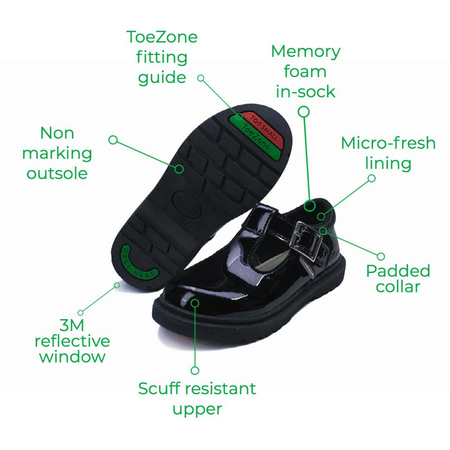 Tia Girls School Shoe BTS 2021 Collection ToeZone Footwear