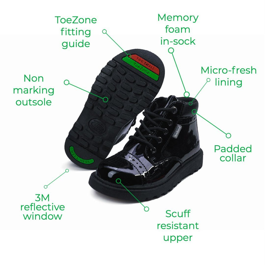 Tulip Girls School Shoe All Girls ToeZone Footwear